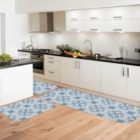 Kit Tapete De Cozinha Abstract Único