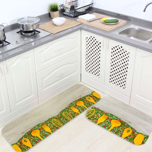 Kit Tapete De Cozinha Anabela Único