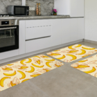 Kit Tapete De Cozinha Banana Único