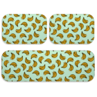 Kit Tapete De Cozinha Bananas Único