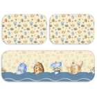 Kit Tapete De Cozinha Bege Ultensílios  Único