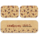 Kit Tapete De Cozinha Café & Fé  Único