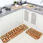 Kit Tapete de Cozinha Capuchino Único