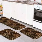 Kit Tapete De Cozinha Chevron Único