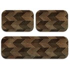 Kit Tapete De Cozinha Chevron Único