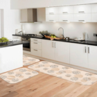 Kit Tapete De Cozinha Circulos Único