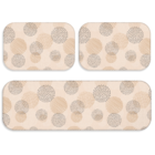 Kit Tapete De Cozinha Circulos Único