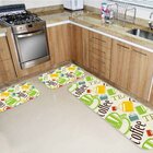 Kit Tapete de Cozinha Coffe Color Único