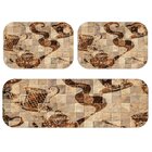 Kit Tapete de Cozinha Coffee Único