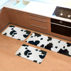 Kit Tapete De Cozinha Cow Único