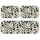 Kit Tapete de Cozinha Cows Único