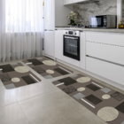 Kit Tapete De Cozinha Elementos Geométricos Único