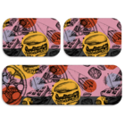 Kit Tapete De Cozinha Fast-food Único