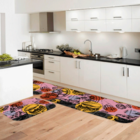 Kit Tapete De Cozinha Fast-food Único