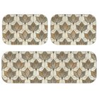 Kit Tapete de Cozinha Flower Abstract Único