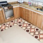 Kit Tapete De Cozinha Flower Colorful Único