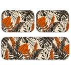 Kit Tapete De Cozinha Folhagem Único