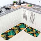 Kit Tapete De Cozinha Folhagens  Único