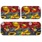 Kit Tapete De Cozinha Frutas Único
