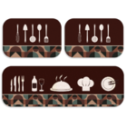Kit Tapete De Cozinha Gatronomic Único