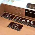 Kit Tapete De Cozinha Gatronomic Único