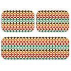 Kit Tapete De Cozinha Geométricos Coloridos Único