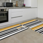 Kit Tapete De Cozinha Good Vibes Único