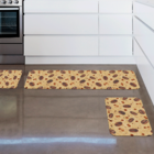 Kit Tapete De Cozinha Grão Café  Único