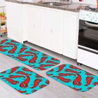 Kit Tapete De Cozinha Lagostas  Único