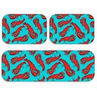 Kit Tapete De Cozinha Lagostas  Único