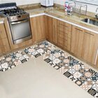 Kit Tapete De Cozinha Mandalas Clássico Único