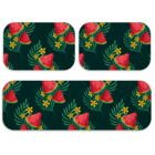 Kit Tapete De Cozinha Melancia Único