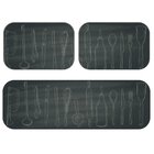 Kit Tapete de Cozinha Objetos de Cozinha Único