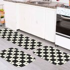 Kit Tapete De Cozinha Talheres Quadriculados Único