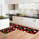 Kit Tapete De Cozinha Tomates Único