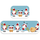 Kit Tapete De Natal Para Cozinha 2 Peças Cute Noels Único