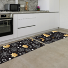 Kit Tapete De Natal Para Cozinha 2 Peças Espirito Natalino Es