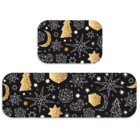 Kit Tapete De Natal Para Cozinha 2 Peças Espirito Natalino Es