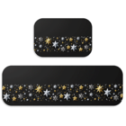 Kit Tapete De Natal Para Cozinha 2 Peças Faixa Moderno Único