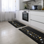 Kit Tapete De Natal Para Cozinha 2 Peças Faixa Moderno Único