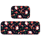 Kit Tapete De Natal Para Cozinha 2 Peças Multi Papai Noel Úni