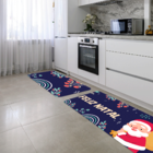 Kit Tapete De Natal Para Cozinha 2 Peças Natal Minimalista Az