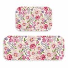 Kit Tapete Lavanderia  Flowers Único