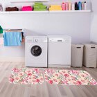 Kit Tapete Lavanderia  Flowers Único