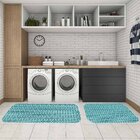 Kit Tapete Lavanderia Blue Paradise Único