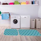 Kit Tapete Lavanderia Blue Único