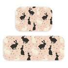 Kit Tapete Lavanderia Coelhos Premium Único