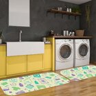 Kit Tapete Lavanderia Colors Objects Único