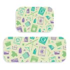 Kit Tapete Lavanderia Colors Objects Único