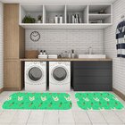 Kit Tapete Lavanderia Easter Green Único